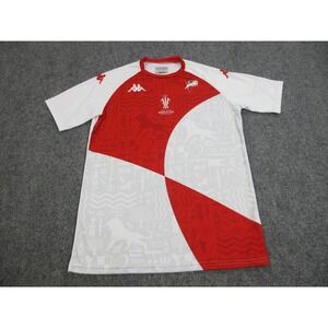 England Rugby Shirt Mens Extra Large Red White 2021 World Cup‎ Lightweight Kapa
